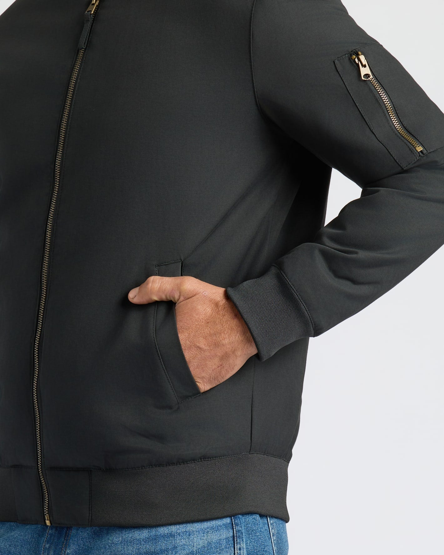 Black Bomber Jacket