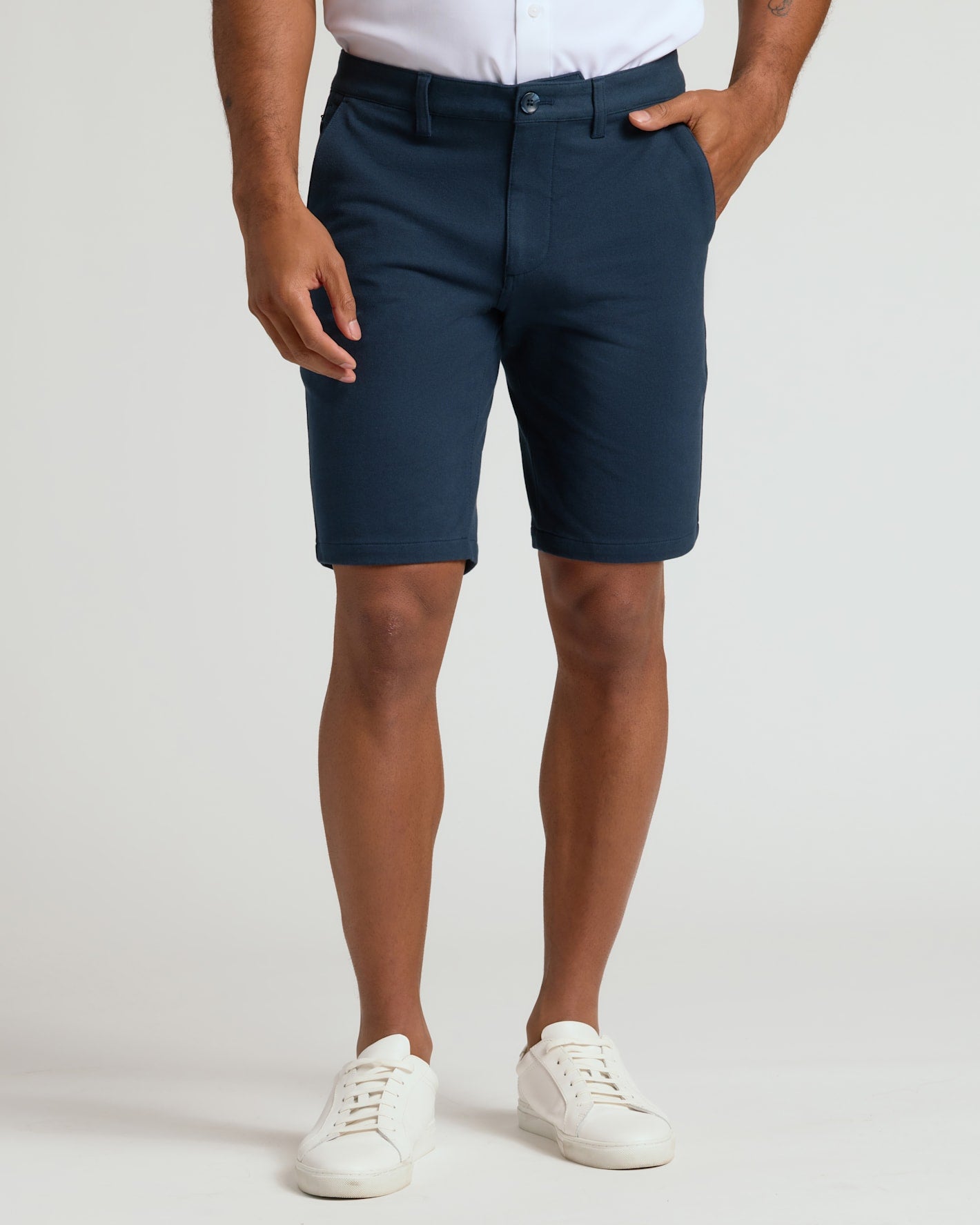 9" Sandstone & Navy Chino Shorts 2-Pack
