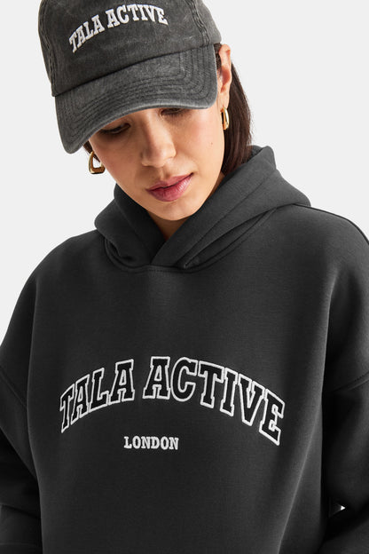 TALA Active Embroidered Cap - Black
