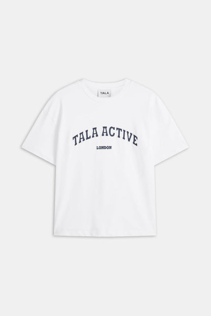 TALA Active Applique Tee - White