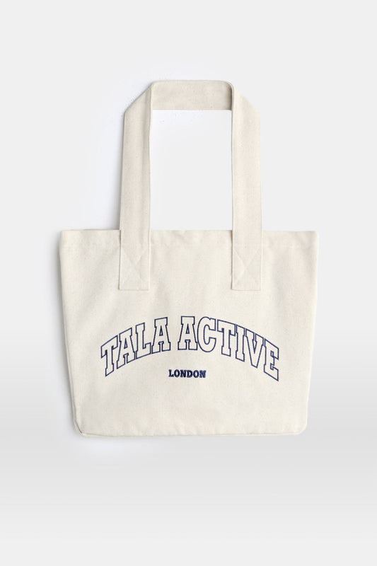 TALA Active Applique Tote Bag - Neutral