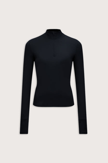 UltraLite Quarter Zip Jacket - Black