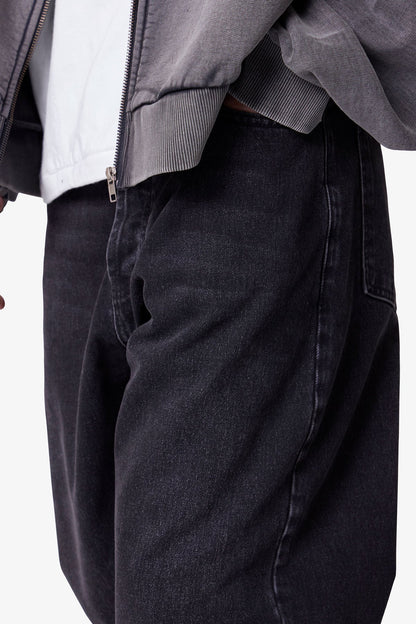 Ultra Baggy Denim - Stone Wash Black