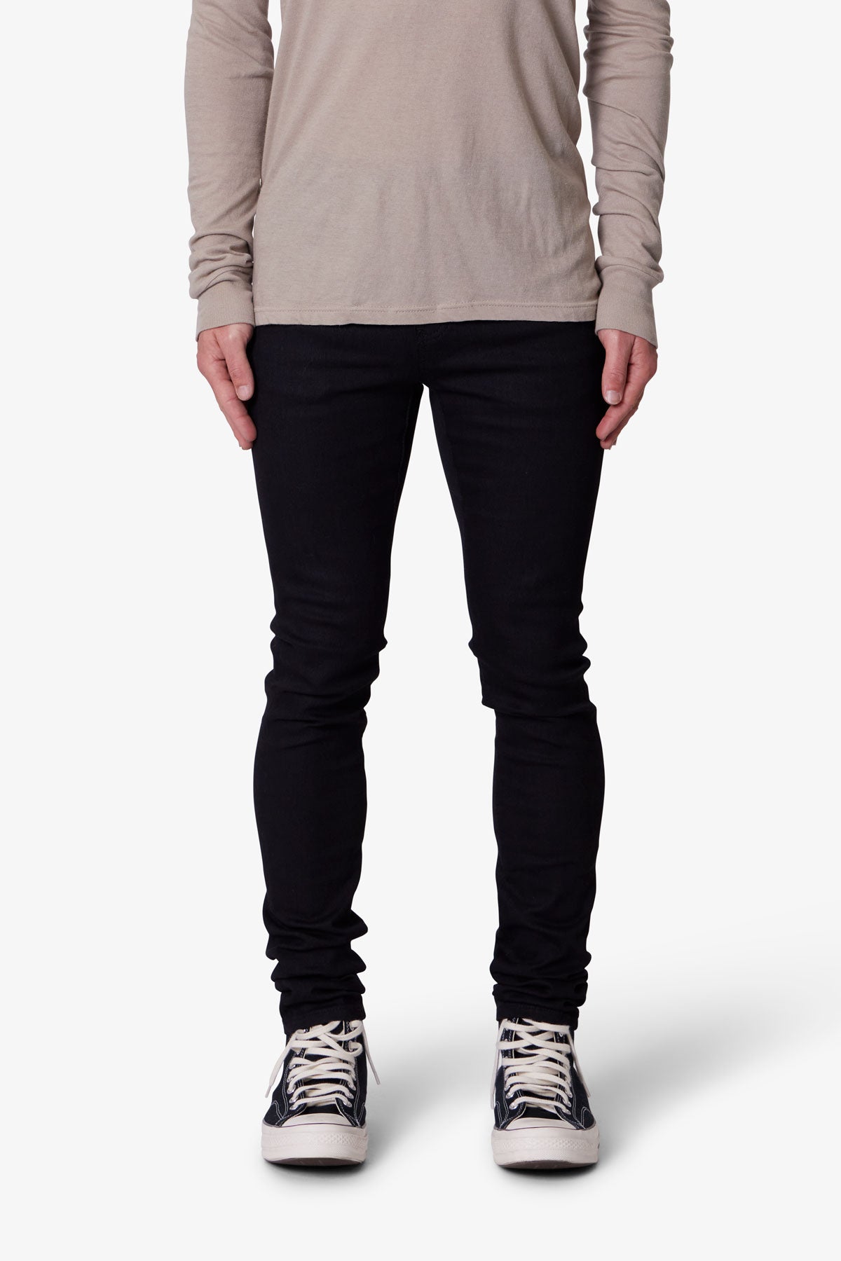 X43 Skinny Denim - Matte Black