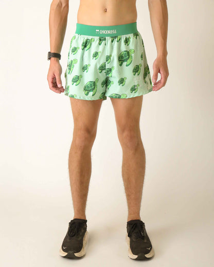 Men's Sea Turtles 4" Half Split Shorts