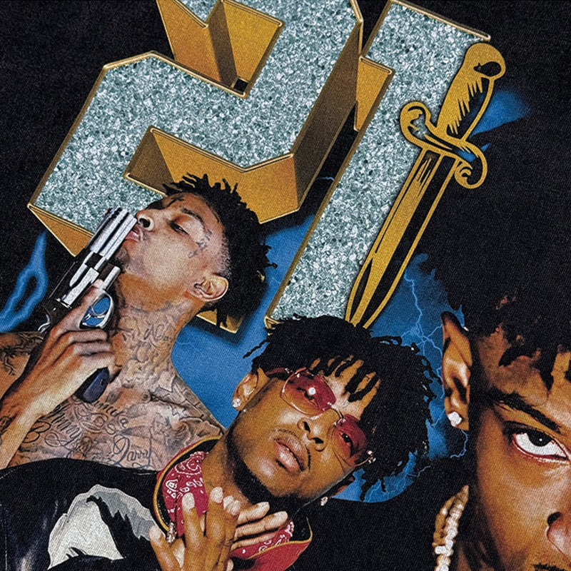 21 SAVAGE SHEYA BEN Abraham-Joseph T-Shirt