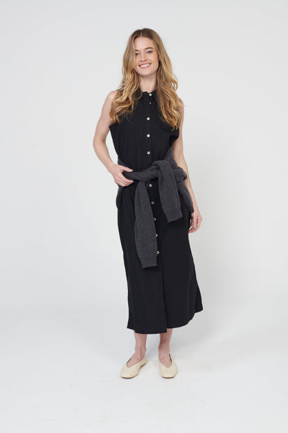 Coastal Poplin Dress