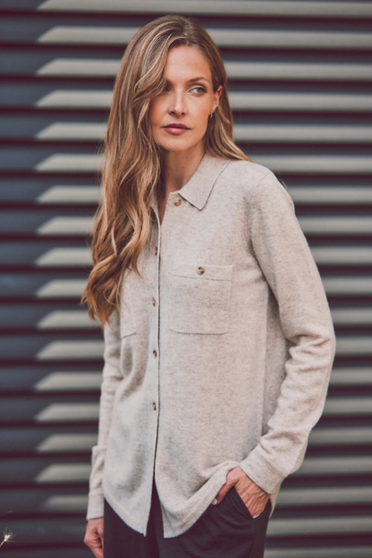 Sharon Cashmere Button-Down